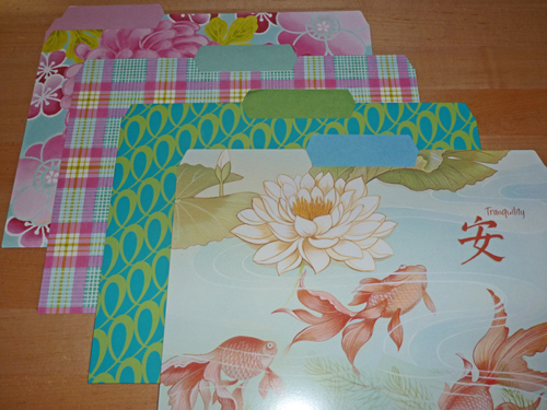 Pretty File Folders