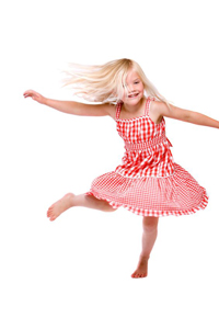 Little girl dancing