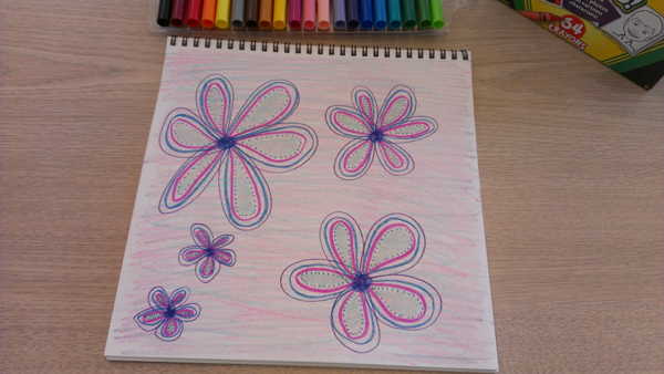 Doodle flowers