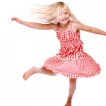 Little girl dancing